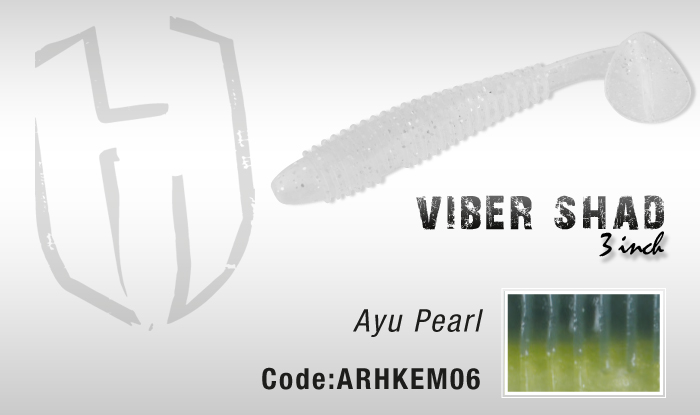 Herakles Viber Shad 3,8" colore AYU PEARL